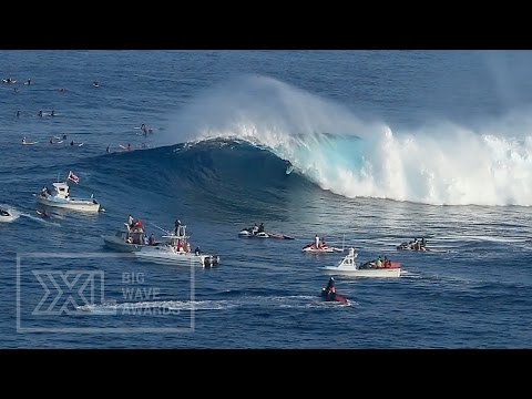 Paige Alms at Jaws 3 - 2015 Billabong Ride of the Year Entry - XXL Big Wave Awards
