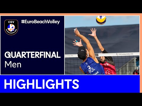 Kantor/Losiak vs Nicolai/Lupo Quarterfinal Highlights - EuroBeachVolley 2020 Men