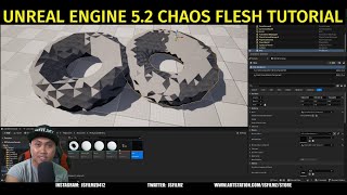 Unreal Engine 5.2 Chaos Flesh Tutorial