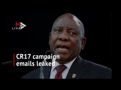 Leaked emails on President Ramaphosa's CR17 campaign funding