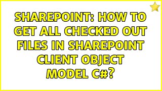 Sharepoint: How to get all checked out files in SharePoint client object model c#?