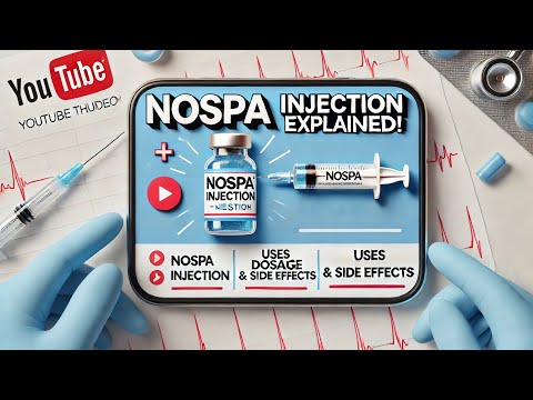 "No-Spa Injection: Uses, Dosage, and Side Effects Explained