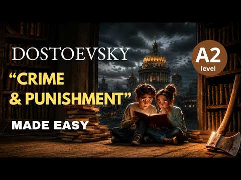 Russian Listening Practice A2 | Dostoevsky's Crime and Punishment Explained