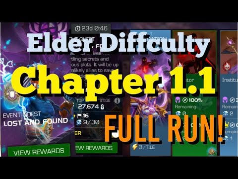MCOC - Event Quest: Lost and Found (December 2025) - Elder Difficulty - Chapter 1.1 - Full Run!!