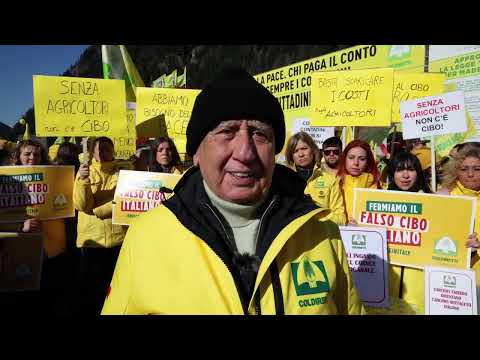 Dichiarazioni del segretario Gesmundo e del presidente Prandini a mobilitazione Coldiretti Brennero