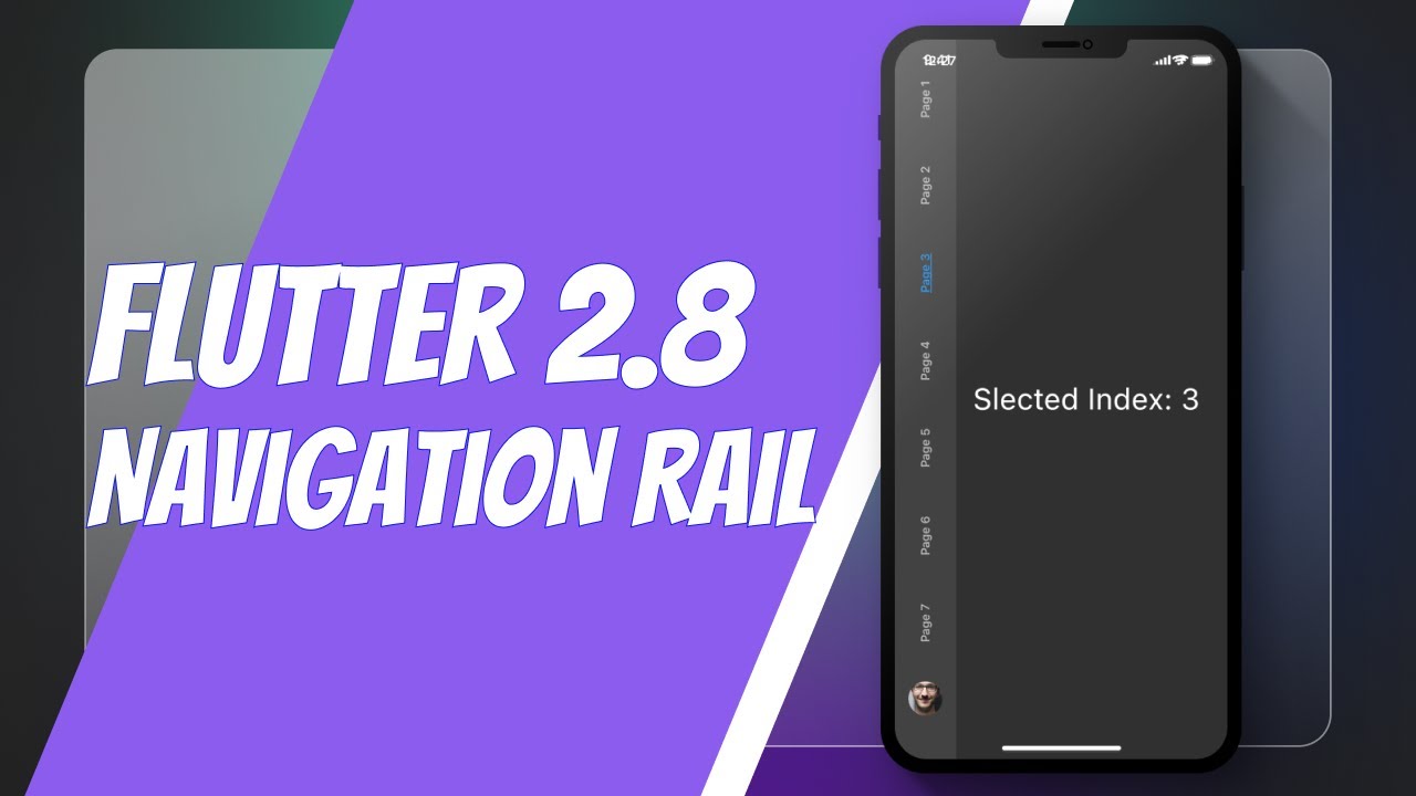 FlutterQuickie - Navigation Rail Demo