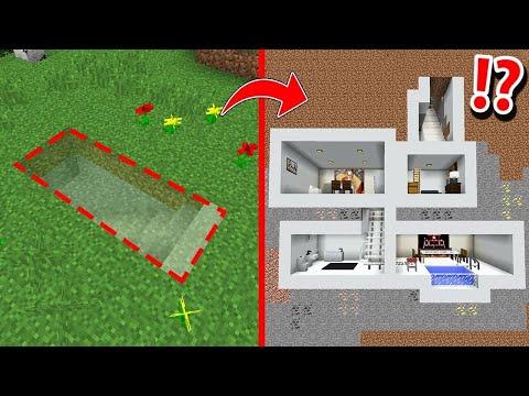 How To Build An UNDERGROUND Base In Minecraft