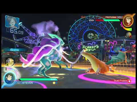 Pokken Tournament - Suicune vs Charizard Perfect