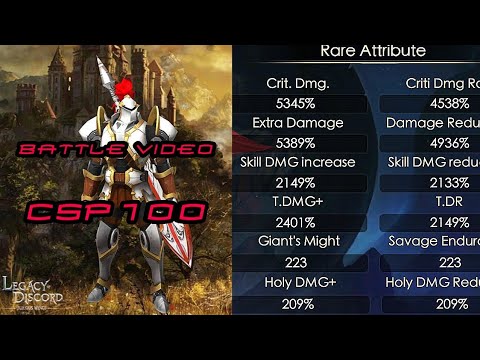 Diablo666 - Time For A Battle CSP100 - Legacy of Discord 2020