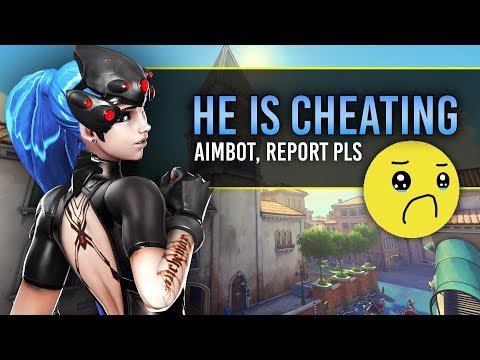 HE IS CHEATING - Aimbottz Overwatch GM Widowmaker Gameplay