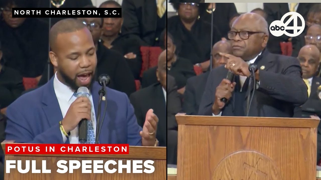 FULL SPEECHES: Rep. Clyburn and SC Sen. Tedder speak ahead of President Biden's address