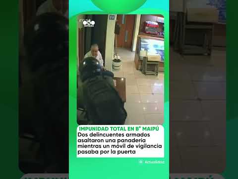 🚨Violento asalto armado en barrio Maipú