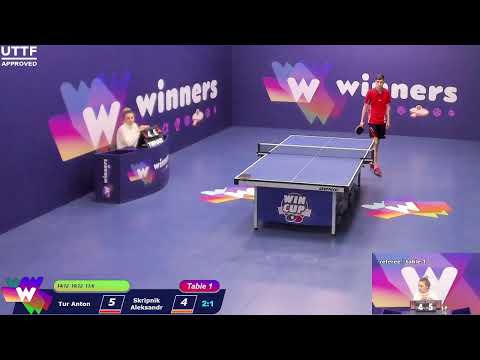 WINners CUP table 1 26.01 Tur Anton - Skripnik Aleksandr 22:00