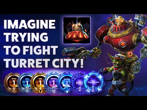 Gazlowe RoboGobo - IMAGINE TRYING TO FIGHT TURRET CITY! - B2GM Season 6(Masters)