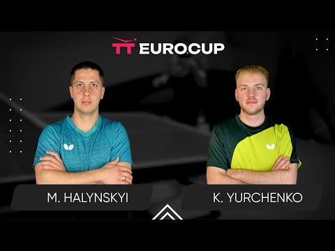 15:30 Mykola Halynskyi - Kiril Yurchenko 01.10.2025 TT Euro.Cup Ukraine Elite. TABLE 3