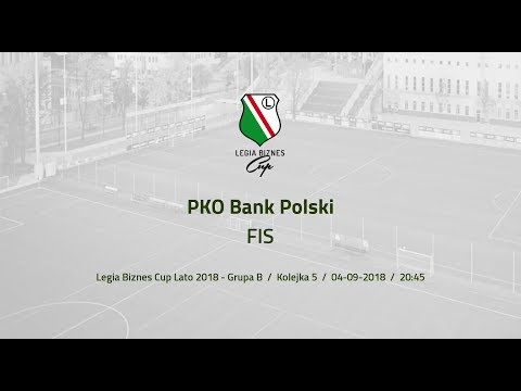 Skrót meczu 5 kolejki. PKO Bank Polski - FIS (Legia Biznes Cup Lato 2018)