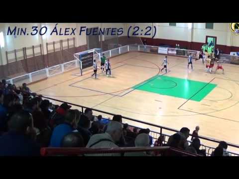 Gol de Álex Fuentes (2-2) en el Hércules San Vicente-Naturpellet Segovia. J20, 2Div