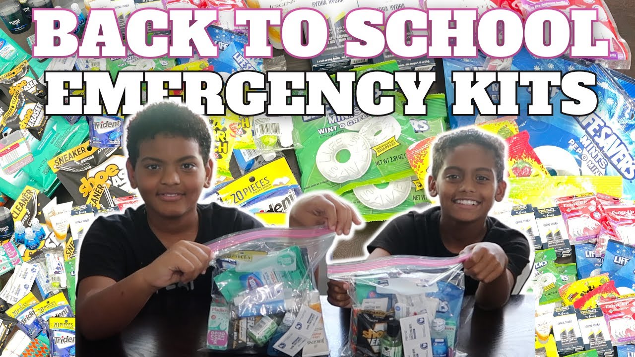 BACK TO SCHOOL EMERGENCY KITS FOR BOYS | PRE-TEEN BOYS | TEEN BOYS | BACK TO SCHOOL PREP 2022