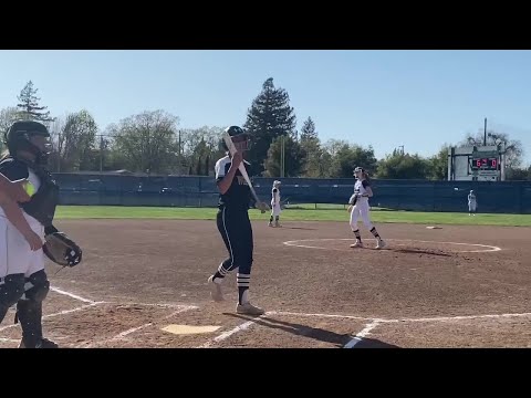 Video: American Canyon’s Aniya Cruz, Jaida Fulcher, Mya Santiago and Leila Jackson get RBI singles