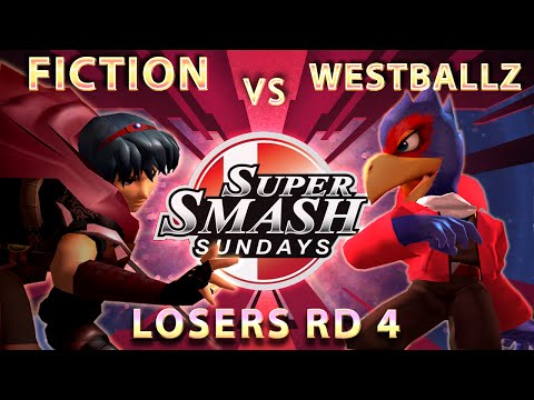 SSS 28 - Fiction (Marth) Vs. Westballz (Falco) SSBM Losers Round 4 - Melee