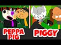 PONY SLAPS WILLOW IN THE FACE [Piggy × Peppa Pig, Gacha Club] (Kitty Channel Afnan, Fex Animations)