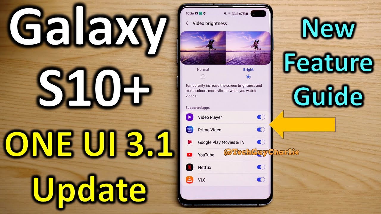Galaxy S10+ One UI 3.1 New Features and Changes