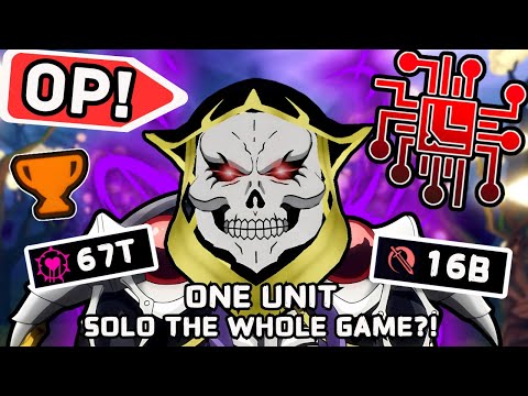 AINZ (OVERLORD) Can 1000% Solo The Whole Game?! | Anime Last Stand GLITCHED GLORIOUS