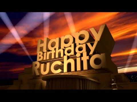 Happy Birthday Ruchita