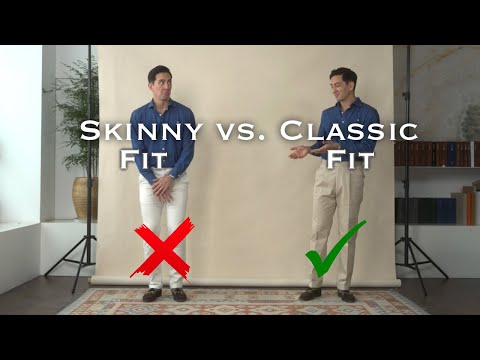 4 Reasons Why Classic Fit Chinos Are Better Than Skinny Fit
