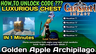 Genshin Impact - How To Unlock Code Chest in Golden Apple Archipilago