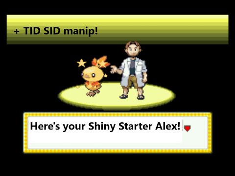 Easy Shiny Starter in Ruby and Sapphire, +TID SID (with RNG!)