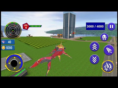 Shark Robot Car Game Bike Game - Android Gameplay Part 2