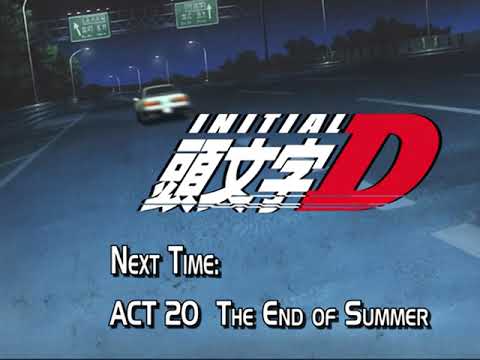 Initial D First Stage Act 19 - Next Time Segment (Funimation Dub)