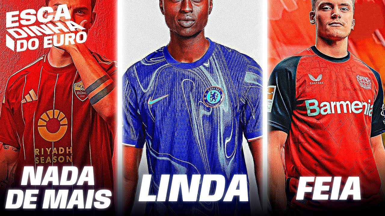 Ranqueando as CAMISAS MAIS BONITAS da temporada 2024/25 👕 | Escadinha do Eurão 🧗‍♂️