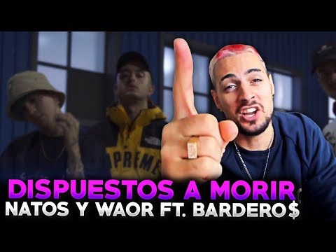 REACCIÓN Natos y Waor - DISPUESTOS A MORIR ft. C.R.O & Homer el Mero Mero