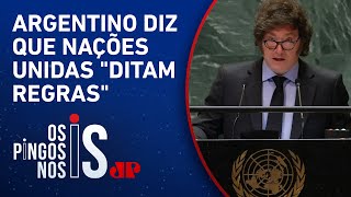 Milei critica ONU em discurso na organização: "Impõe agenda ideológica aos países"