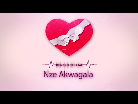 Nze Akwagala Official  Lyrics video _Ronny K Official