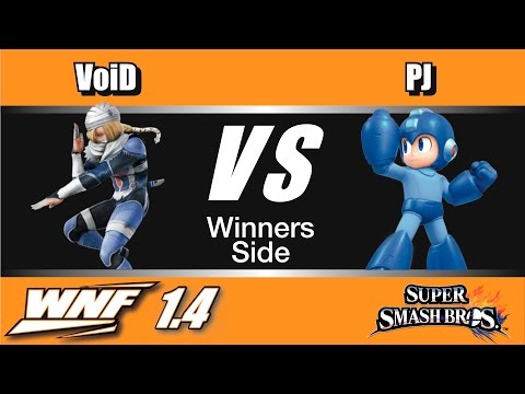 WNF 1.4 - 2GG | VoiD (Sheik) Vs. PJ (Mega Man) Winners Side - Smash Wii U