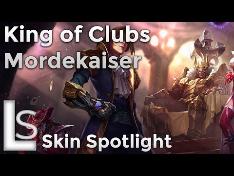 King of Clubs Mordekaiser - Skin Spotlight - Highstakes Collection - League of Legends