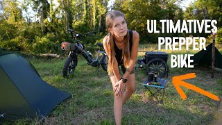 Das ultimative Prepping Bike ☣️⚠️ Autark durch die Wälder 🌳🌲