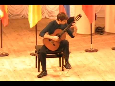 Joaquin Rodrigo "Invocacion y danza (Homenaje a Manuel de Falla)" (Dmytro Radzetskyi - guitar)
