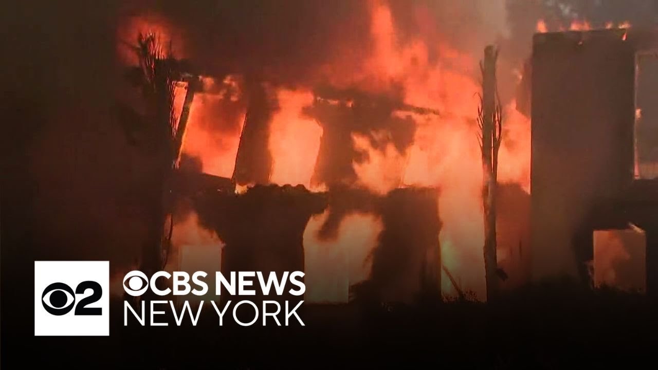Strong winds fueling devastating wildfires in southern California