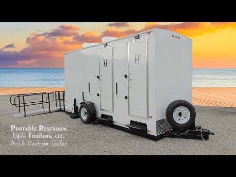 ADA +2 Portable Restroom Trailer | Sanibel Beach Series