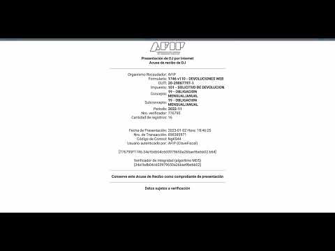 Solicitar la devolución de percepciones AFIP