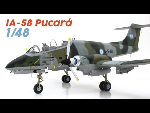 Kinetic IA-58 Pucará 1/48 [Full Build Review]