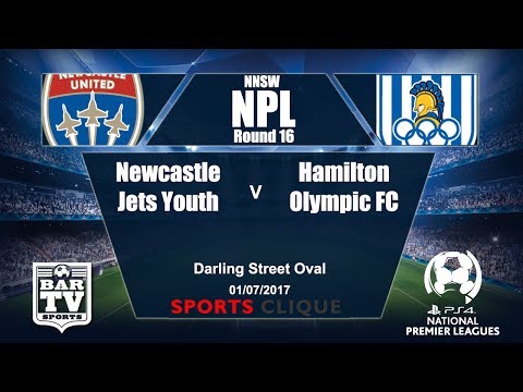 2017 Northern NSW NPL Round 16 Newcastle Jets Youth v Hamilton Olympic FC