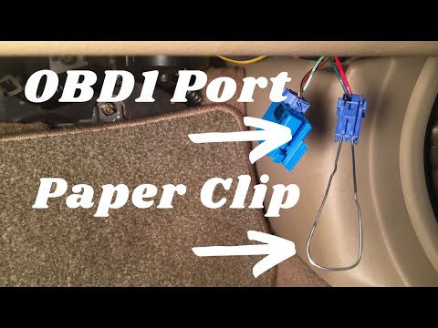 How To Read Honda/Acura OBD1 Trouble Codes