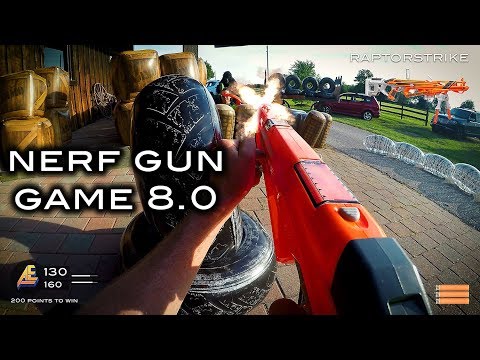 Nerf meets Call of Duty: Gun Game 8.0 | First Person in 4K!