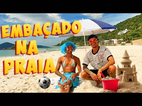FÉRIAS DO EMBAÇADO NA PRAIA