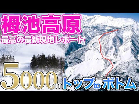 Video: 【栂池高原】ついに5000m解禁！驚異のビックスケールに足パンパン年末は栂池か！大雪後の最新ゲレンデ情報